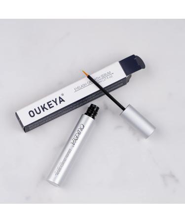 OUKEYA Eyelash Growth Serum - Longer Thicker Lashes & Brows, Hypoallergenic Formula, Safe & Non-Irritating | 1-Pack - Buy Online on GoSupps.com