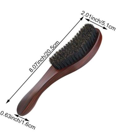 Buy Hrippy Beard Brush - Wild Boar Bristle Hair Brush & Professional Facial Shaving Tool for Men | Mustache-Cleaning Hairdressing Salon Tool - Buy Online on GoSupps.com