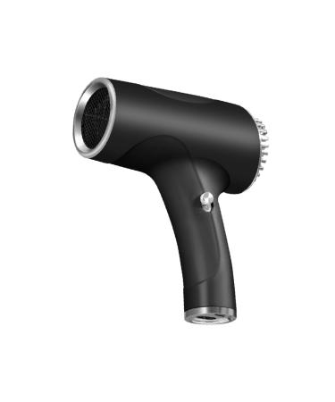 Generic Portable Hair Dryer Blow Dryer Elegant Lightweight Low Noise Fast Drying Hair Care Dryer Hairdryer for Hotel Dorm Black