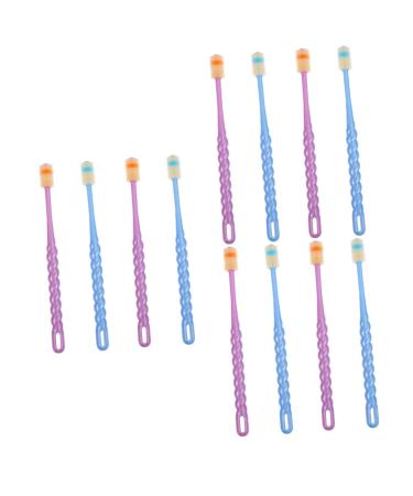 Minkissy 12 STK toothbrush toothbrushes for children toothbrush toothbrush tooth cleaning bristle milk tooth cleaner children's toothbrush toothbrush for oral care soft fur cleaning brush