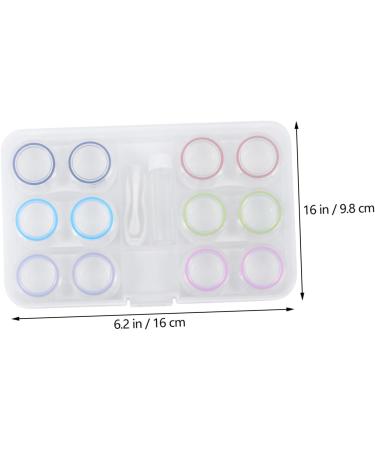 Buy Healvian Lens Container - Glass Pearls Storage Case for Contact Lenses | Travel-Friendly Lens Holder | Durable & Stylish Glasses Care Box - Buy Online on GoSupps.com