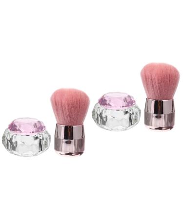 Healeved 2 Sets Manicure Cup Manicure Brush Manicure Mixing Cup Girls Manicure Women Manicure Tool Manicure Accessory Pen Washing Cup Practical Manicure Liquid Cup Crystal K5 Nail Bracket