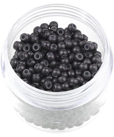 500PCS #3 Dark Brown Hair Extension Beads Silicone Lined Micro Rings Nano Beads - Kullke Hair Extension - Buy Online on GoSupps.com