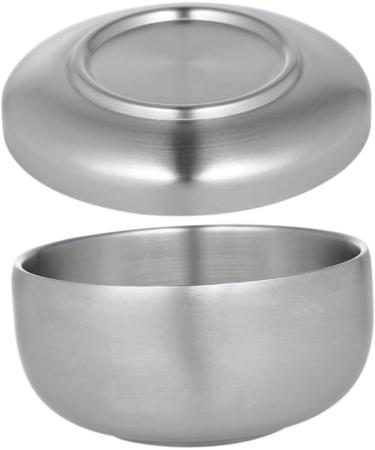 Frcolor 2-Piece Stainless Steel Cup Holder Set - Dishwashing & Bathroom Tool Organizer | Hair Salon Care Foam Stand 11x11x6.5cm | International Shipping Available - Buy Online on GoSupps.com