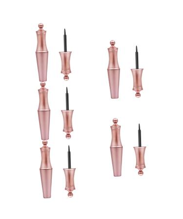 FOMIYES 10 Pcs Liquid Eyeliner Gold Eyeliner Makeup Eyeliner Sticky Eyeliner Liquid Magnetic Makeup Set 3d