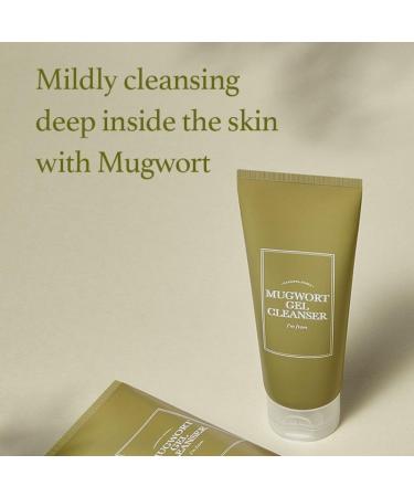 Mugwort Gel Cleanser 150ml | Soothing Low pH Herbal Face Wash for Sensitive Skin | Vegan & Hypoallergenic - Buy Online on GoSupps.com