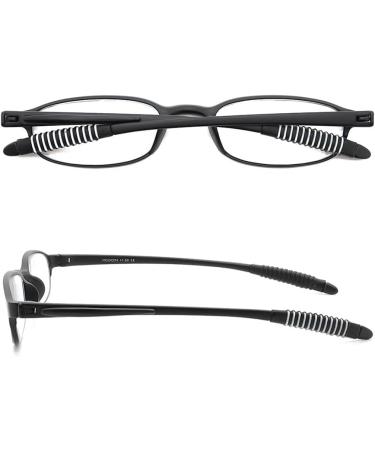 Mcoorn Lightweight Flexible Reading Glasses | Anti-Reflective Blue Light Filter | 2 Pack Black 2.5x | International Shipping Available - Buy Online on GoSupps.com