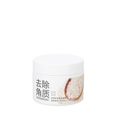 Rice Exfoliating Gel | Gentle Facial Scrub with Rice Bran Extract | Deep Cleanse Pores Remove Dead Skin Cells | Non-Drying Sensitive Skin Friendly (1 pc)