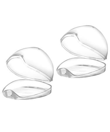Accmor Pacifier Case, Pacifier Holder Case, Pacifier Container for Travel, BPA Free, Transparent, 2 Pack Transparent 2 Count (Pack of 1)
