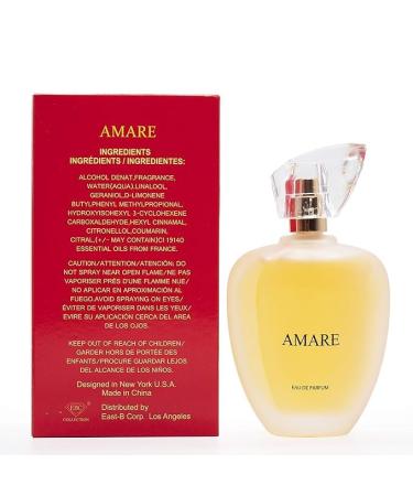 AMARE EAU DE PARFUM POUR FEMME 3.4 FL. OZ Floral fragrance for women. - Buy Online on GoSupps.com