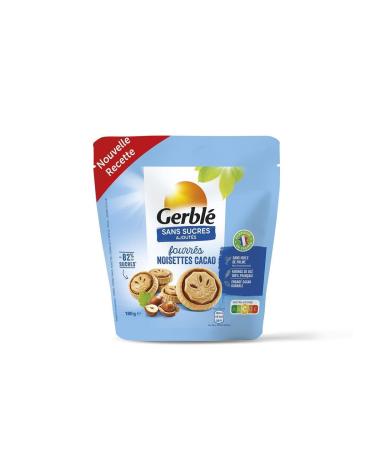G n rique GERBL - Gerbl Biscuit with Hazelnut Filling Cocoa 180 g - 180 g - Pack of 3 - Sold as a Lot