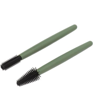 Verdant Touch Makeup Brush Silicone Eyelash Brush Set Portable Mascara Brush Reusable Makeup Brush with Washable Dustproof Box Green - Buy Online on GoSupps.com