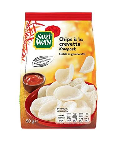SUZI WAN - Shrimp Chips 50G - Pack of 4