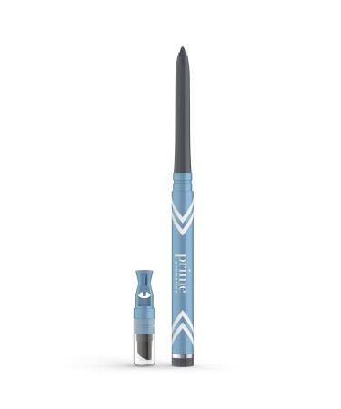 Prime Prometics PrimeEyes Glide Eyeliner for Mature Women Waterproof Long-Stay and Mess-Proof Gel Cream Texture Discreet Sharpener and Effective Smudger (Smoky)