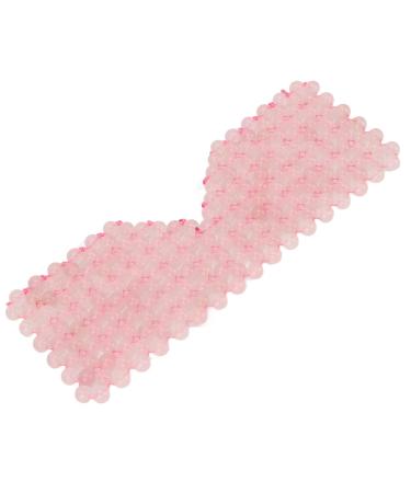 Verdant touch jadestone eye flap jadestone cooling eye flap for swelling and tiredness portable blindfold for dark circles pink