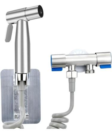 Handheld Bidet Sprayer Set - 304 Stainless Steel Toilet Accessory for Ultimate Cleanliness | Shop Internationally - Buy Online on GoSupps.com