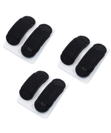 3 Pairs Invisible Black Hair Clips | Volume Styling Tool for Bun & Updo | Perfect for Women & Girls - Buy Online on GoSupps.com