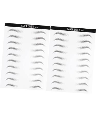 Balacoo 6 Sheets Stickers Waterproof Hair Like Authentic Eyebrows Transfer Stickers Disposable The Lazy 3d - Buy Online on GoSupps.com