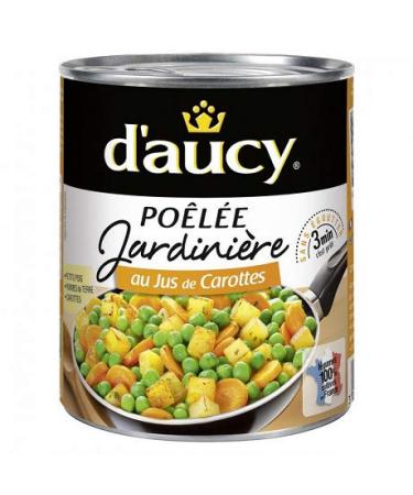 D'AUCY - Pan-fried Jardinière with Carrot Juice 580G - Pack of 4 - free delivery