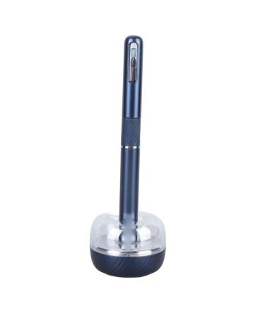 Smart Earwax Removal Tool 6 Gyroscopes Smart Visible Ear Cleaner Soft Silicone 3.2mm Lens LED Light 10MP HD for Cleaning (Blue)