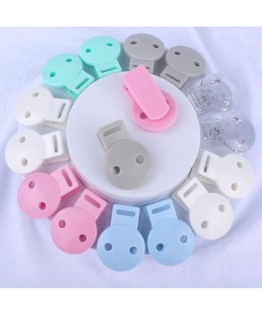 Meokro Pacifier Holder Set - 5 Plastic Holders in White/Opulent Garden - Ideal for International Shipping | Shop Now! - Buy Online on GoSupps.com