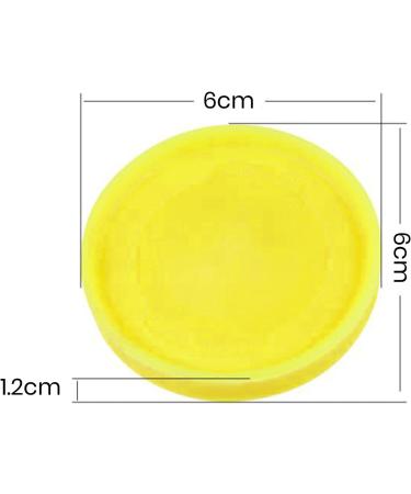 Scratch Resistant Flying Discs Toy Mini Silicone Durable Compact Disc for Kids Dogs Outdoor Sports Anti-scratch Bite Hand Yellow A A Yellow - Buy Online on GoSupps.com