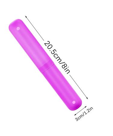 Oomcu Pack of 30 Travel Toothbrush Case Holder - Portable Storage for Home & Outdoor - 6 Color Plastic Cases - Buy Online on GoSupps.com