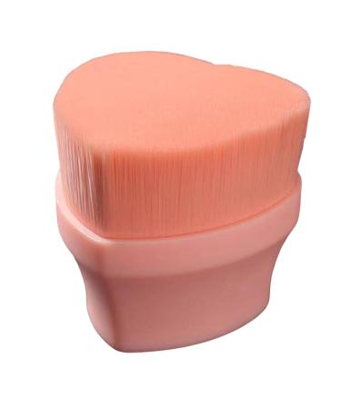 Sunscreen Applicator Brush Liquid Foundation Brush Face Brush Make Up Brush Heart-Shaped Powder Makeup Tools Cosmetic Applicator For Kids And Adult Pink