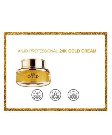 Buy ANJO Skin Care 24K Set - Toner Emulsion Essence Cream Eye Cream & Ampoule - International Shipping - Buy Online on GoSupps.com