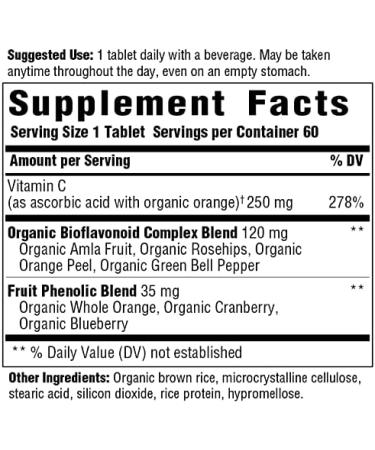 MegaFood Complex C - 60 Tablets for Immune Support & Antioxidant Boost - Buy Online on GoSupps.com