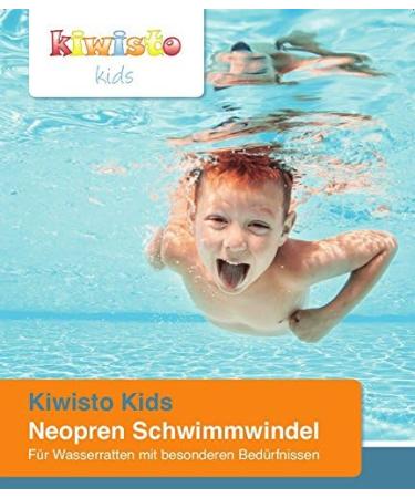 Kiwisto Kids Neoprene Swim Diaper - Pink XL (176) | Eco-Friendly Swimwear for School Children - International Shipping - Buy Online on GoSupps.com