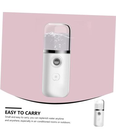 DOITOOL Hydrating Instrument Nano Mist Sprayer Face Nano Facial Mister Spray Water Bottle Mister Extension Sprayer for Skin Care Makeup Handheld Humidifiers White Cool Abs Extend - Buy Online on GoSupps.com