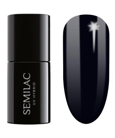 SEMILAC 420 Safari Night Blue Nail UV Gel Polish | Long Lasting and Easy to Apply | Soak off UV/Led | Perfect for Home and Professional Manicure and Pedicure 7 ml