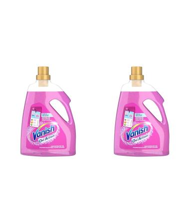 Vanish Gold Oxi Action Gel Fabric Stain Remover 2250 ml Removes Stains in a Cold 30 Wash Brightens Colours & Removes Odours Colour Safe Concentrated Formula (Pack of 2) 1 Count (Pack of 2)