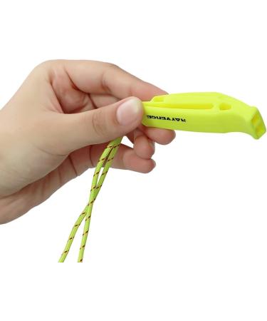 RAYVENGE Safety Whistle with Lanyard for Boating, Hiking, Kayak - Emergency Survival Signal, Red & Yellow - Buy Online on GoSupps.com