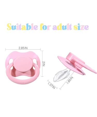 Landofgenie Large Teat Shield Pacifier - Adult Size Pink | International Shipping Available - Buy Online on GoSupps.com