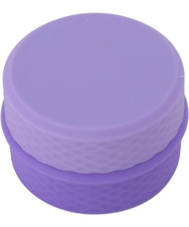 DAUZ Travel Silicone Cosmetic Container 12ml Silicone Cream Jar with Spoon proof for Women Outdoor Use (Purple) - Buy Online on GoSupps.com