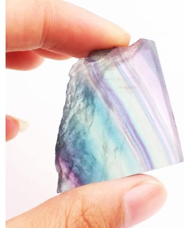 1 Pack Natural Fluorite Polished Piece Crystal Pendant Crystal Home Decor Stones JZIGTDEM (Color : 1pc 41-60g) - Buy Online on GoSupps.com
