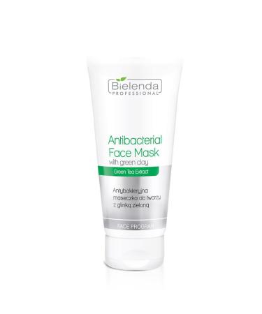 Bielenda Professional Antibacterial face mask with green clay - Antibacterial mask with green clay 150 g