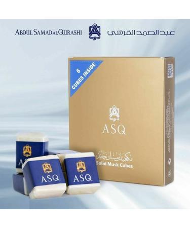 6 Pcs Solid Musk Cubes Abdul Samad Al Qurashi in Sealed Box Solid Perfume ASQ Natural Fragrance Islamic Arabic Perfume Halal Musk Jamid - Buy Online on GoSupps.com