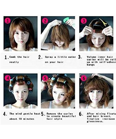 Kamay's Small Hair Rollers Self Grip Curlers 25mm/1 - 12PCS, Random Color Nylon - DIY or Salon Hair Styling - Buy Online on GoSupps.com