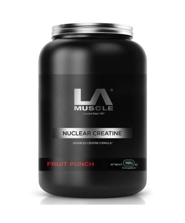 LA MUSCLE Nuclear Creatine - Super-Micronised Creatine Monohydrate, Fruit Punch, 900g