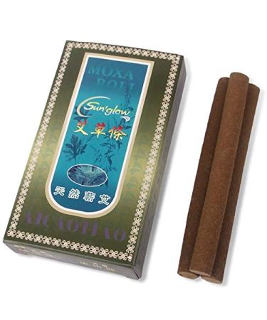 Yanhao Moxa Rolls Moxa Smoky Wormwood Handmade Moxa Bold Moxa Moxibustion Moxa Roll (color: 12 * 120mm/10pcs) 12 * 120mm/10PCs