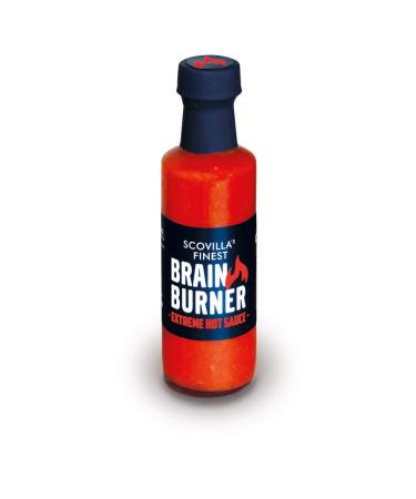 Scovilla s Finest BRAIN BURNER 100ml | Extremely hot chili sauce with Trinidad Scorpion & Carolina Reaper | Hot Sauce - Buy Online on GoSupps.com