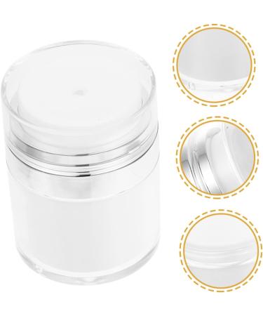 Beavorty Cream bottle empty cream containers lip scrub containers with lids body butter jars 4oz glass jars with lids 4oz containers with lids makeup jar with pump Acrylic travel makeup box - Buy Online on GoSupps.com