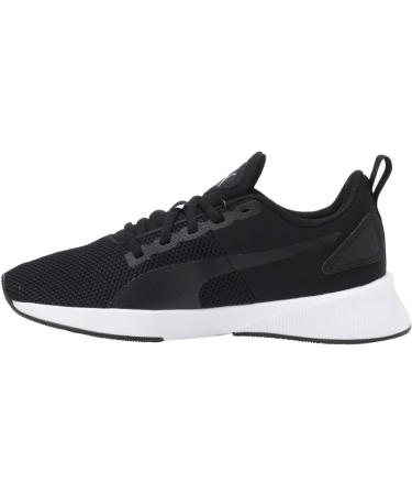 PUMA Unisex Kids Flyer Runner Jr Sneaker - 39 EU - Puma Black/White | International Shipping Available - Buy Online on GoSupps.com