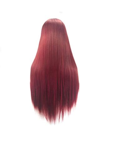 Wig Ladies Long Hair Red Women Brazilian Straight Curly Party Hair 50s 60s 70s 80s
