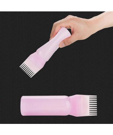 Zoylink 3 Pieces Hair Dye Bottle Set - Portable Comb Applicator with 120 ML Capacity for Easy Hair Coloring - International Shipping Available - Buy Online on GoSupps.com