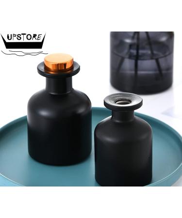 Buy 150ml Black Empty Glass Diffuser Bottle - Aromatherapy Storage Container for Essential Oils & DIY Crafts - Buy Online on GoSupps.com