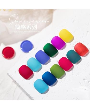 15ml Polish Set All for Manicure Base Top Coat UV LED Gel Varnish Soak Off 12color Nail Art Gel Nail Polish - (Color: 06) - Buy Online on GoSupps.com